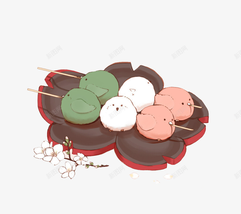 烤年糕小鸡png免抠素材_88icon https://88icon.com 卡通 可爱 小鸡崽 手绘 甜点 萌 蛋糕 面包 食品 食品海报插画 食物