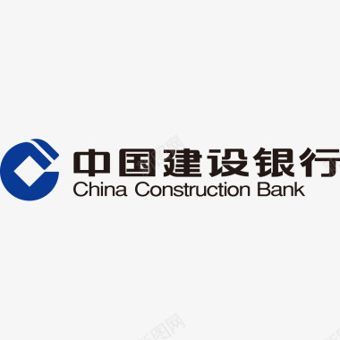 城市道路建设中国建设银行标志图标图标