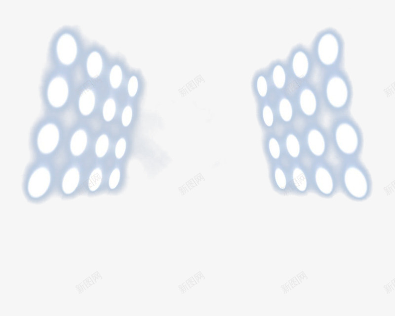 舞台顶灯png免抠素材_88icon https://88icon.com 几何 发光 圆形 灯光 灯具 白色 顶光