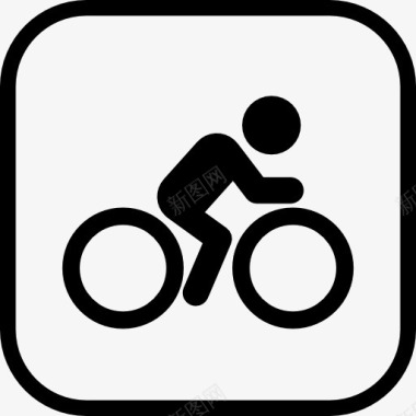 自行车链条自行车租赁图标图标