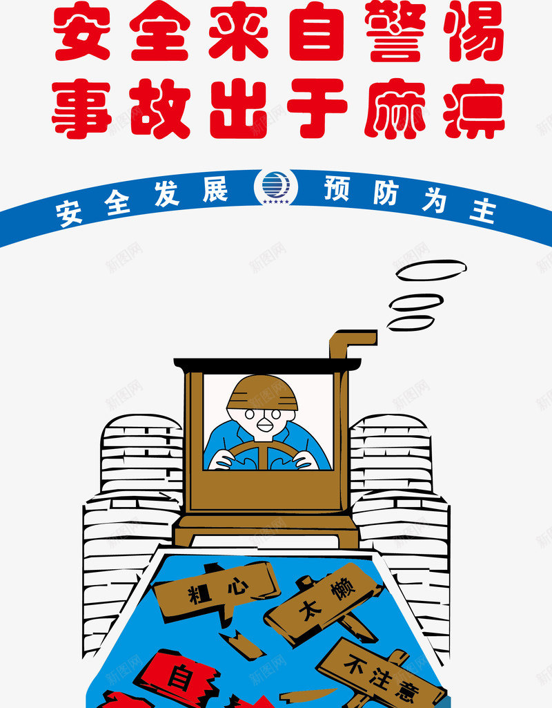 安全来自警惕事故出于麻痹png免抠素材_88icon https://88icon.com 工地施工标语 建筑标语 温馨提示