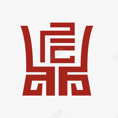 编辑LOGO鼎纹图案图标图标