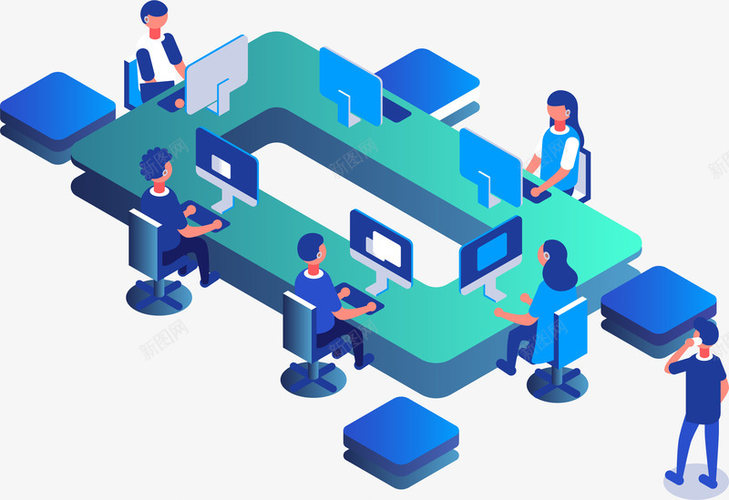 25D商务合作开会讨论立体插画矢量图ai免抠素材_88icon https://88icon.com 25D商务办公插画 25D渐变立体插画 共同富裕 分工合作 办公 卡通人物商用 商务合作开会讨论 小组 小组讨论会 矢量图 科技插画 金融行业
