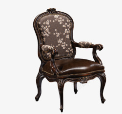 欧美式实木扶手椅休闲椅素材