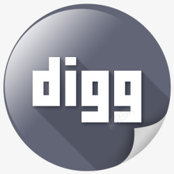 Digg通信Digg互联网标志媒体消息图标高清图片