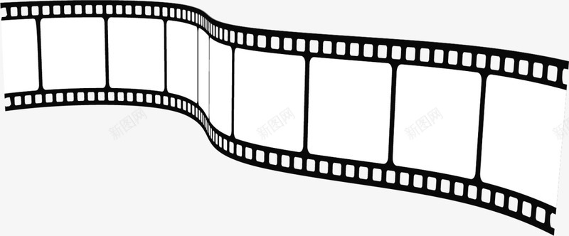 电影拍摄黑色简约电影胶带图标图标