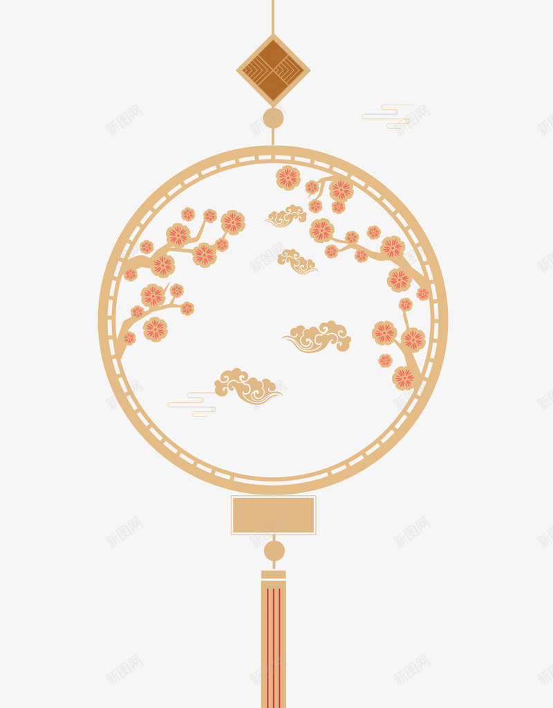 精美中国风金色梅花挂件图psd免抠素材_88icon https://88icon.com 中国风 免抠 免抠图 挂件 梅花 精美 花 花朵 金梅花 金色