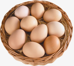 土鸡深山散养新鲜的土鸡蛋高清图片
