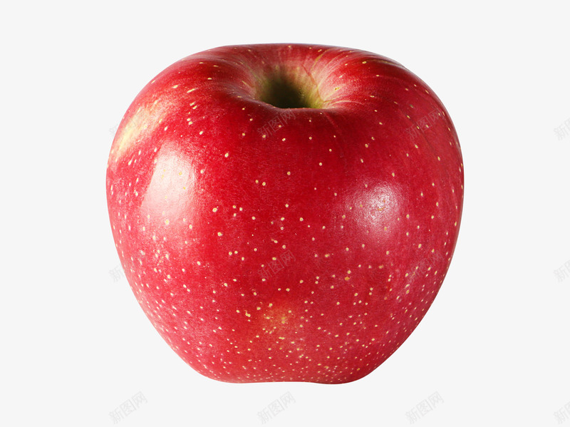 一个新鲜的红苹果png免抠素材_88icon https://88icon.com 健康的 新鲜的 水果 瓜果 苹果