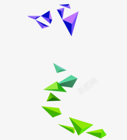 三角菱形装饰元素素材