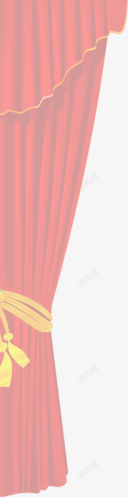 国庆节黄边红色拉帘装饰素材