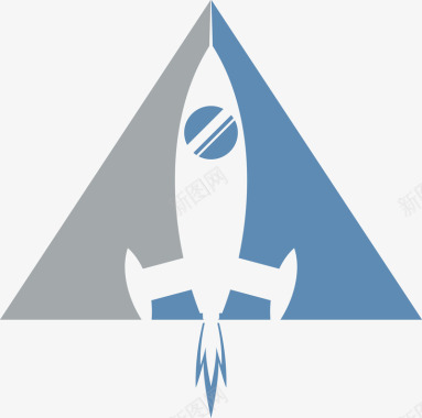创意logo火箭创意logo矢量图图标图标