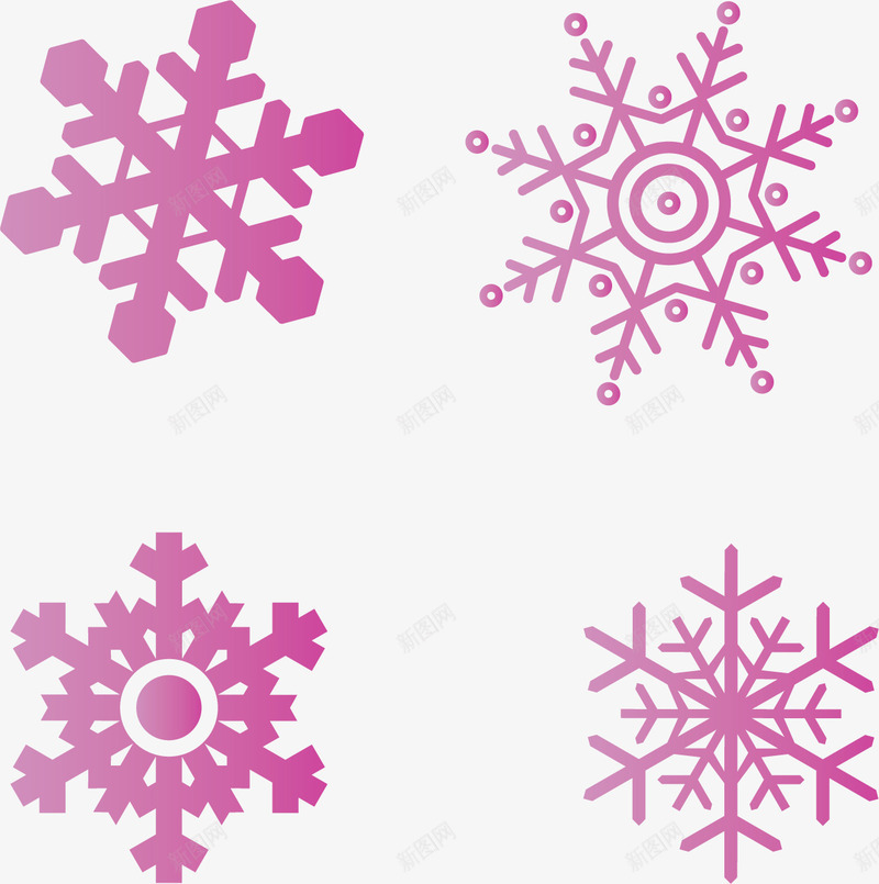 紫色飘雪雪花矢量图ai免抠素材_88icon https://88icon.com 冬天 漫天飞雪 矢量漫天飞雪素材 矢量飞雪 雪花素材 矢量图