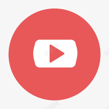 玩视频YouTubeYT红色网站美图标图标