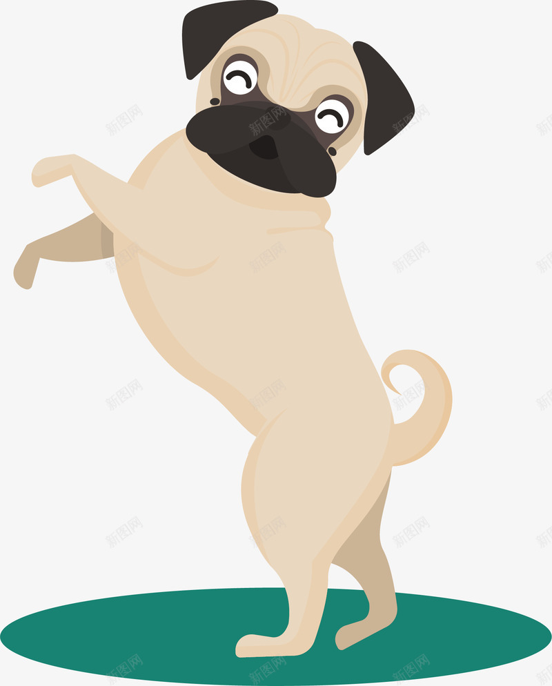 开心的跳跃的哈趴狗矢量图ai免抠素材_88icon https://88icon.com 卡通 宠物 开心 手绘 沙皮狗 玩耍 素描 跳跃 矢量图