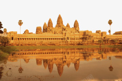 着名景点吴哥窟旅游景区柬埔寨吴哥窟高清图片