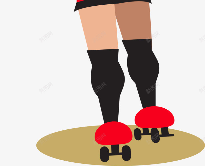 红色闪耀轮滑少年png免抠素材_88icon https://88icon.com 体育运动 健康 强身健体 轮滑少年 运动健身 速滑男孩 锻炼