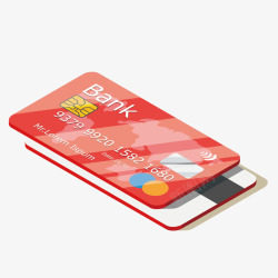银行卡插图卡通银行卡矢量图高清图片