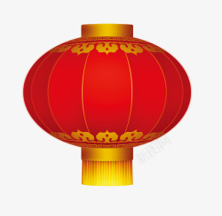 元宵节大红灯笼素材