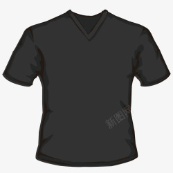 男士v领衬衫素材