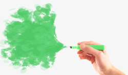 绿色喷绘涂鸦素材