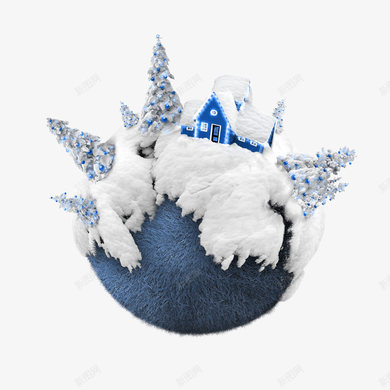 冰雪房屋png免抠素材_88icon https://88icon.com 冬天 冰天雪地 冰川 大雪 寒冷