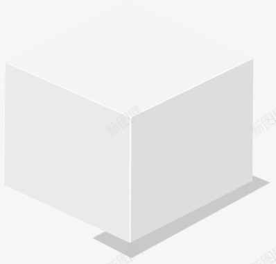 长方形立体盒长方形按钮立体方形图标图标