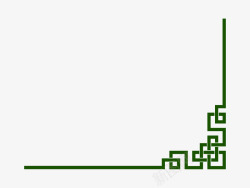 绿色古风边框素材