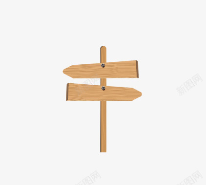 木质模型箭头木质指示标图标图标