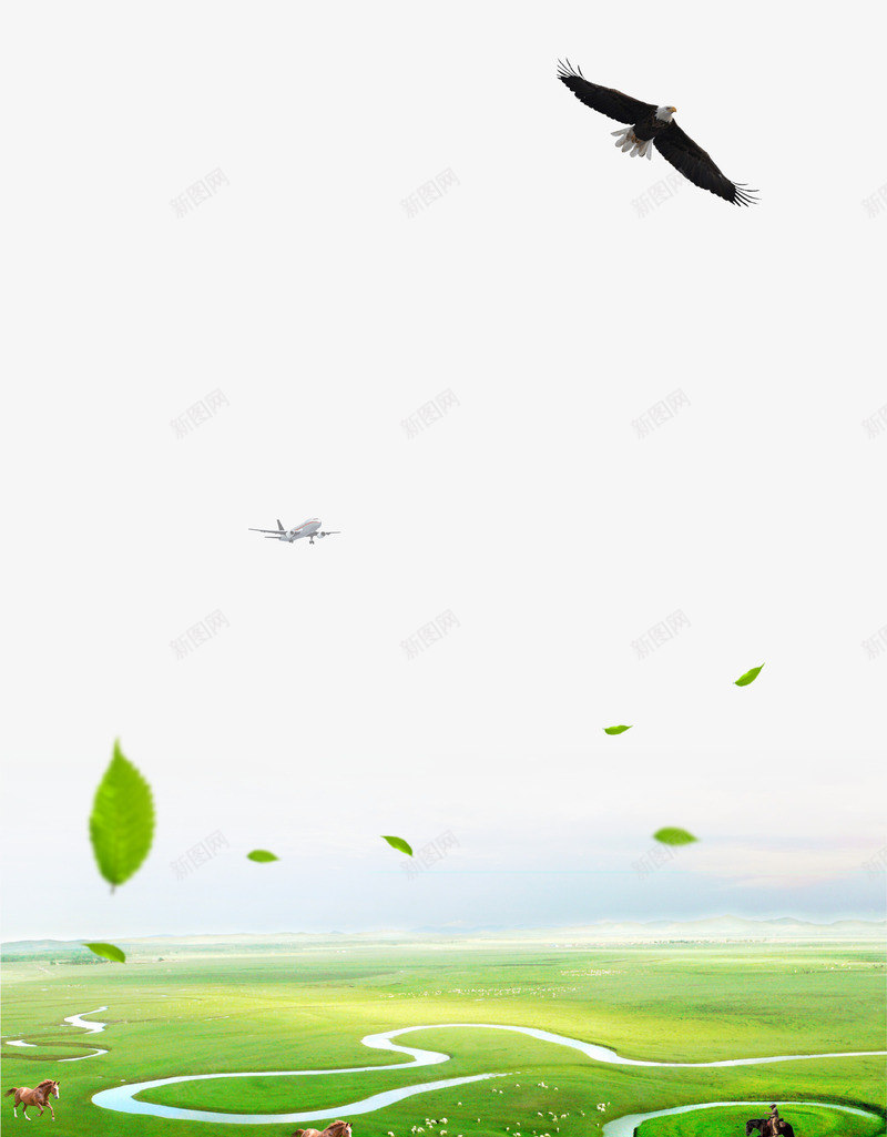 绿色清新春游海报背景psd免抠素材_88icon https://88icon.com 春游 树叶 清新 绿色 背景 草地 装饰 踏青