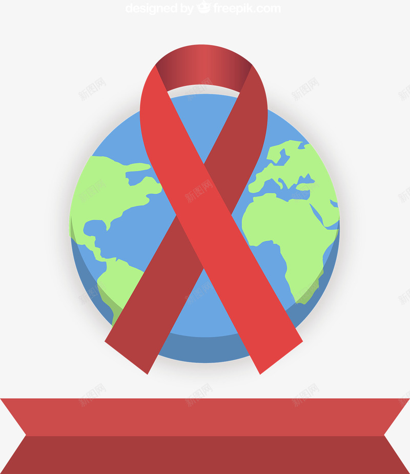 可爱世界艾滋病日png免抠素材_88icon https://88icon.com 世界艾滋病日 全球 可爱 简约 红丝带 艾滋病