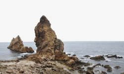 海边岩石装饰画大海美景高清图片