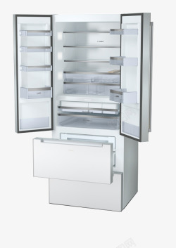 空冰箱PNG打开的空冰箱高清图片