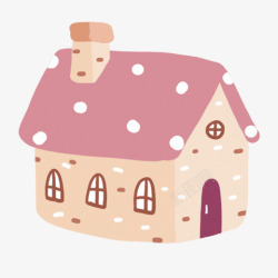 插画小房子彩色扁平化小房子元素高清图片
