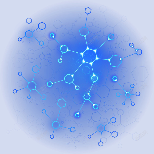 蓝色科技感背景元素png免抠素材_88icon https://88icon.com 光圈 科技 科技感 蓝色