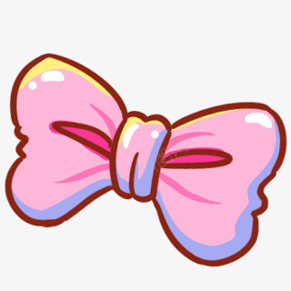 卡通粉红色蝴蝶结png免抠素材_88icon https://88icon.com 卡通 粉红色 蝴蝶结 高清
