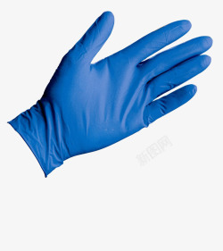 医用手套手套蓝色照片医疗医用手套高清图片
