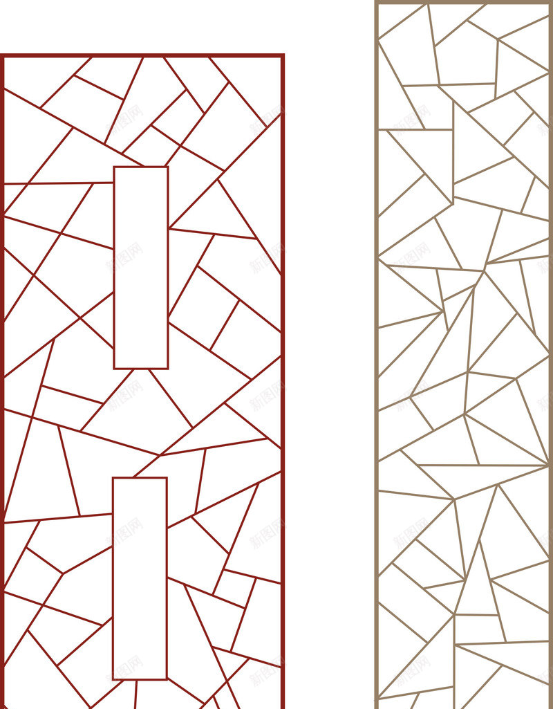 复古古风几何窗户cdr免抠素材_88icon https://88icon.com 中国风 关窗 几何 古风 复古 窗户