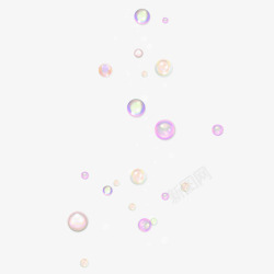 气泡水珠飘浮气泡漂浮水珠素素材