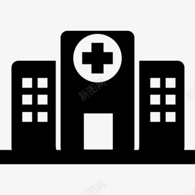 医疗设备医院建筑图标图标