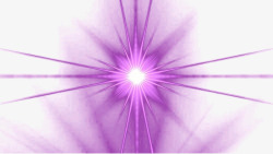 紫色梦幻放射直线光效素材