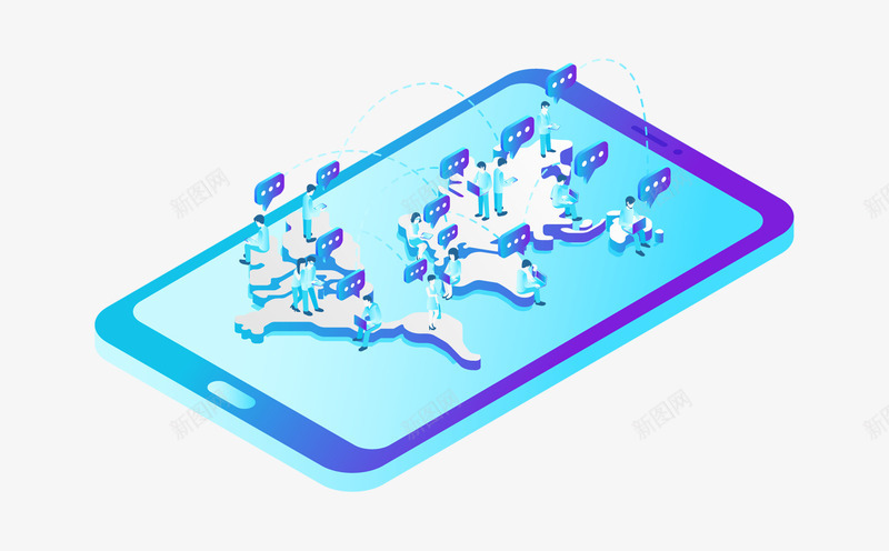 25D科技数据分析插画矢量图ai免抠素材_88icon https://88icon.com 25D商务办公插画 办公 科技插画 科技数据分析插画 金融行业 矢量图