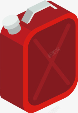 加油桶矢量红色的汽油桶矢量图高清图片