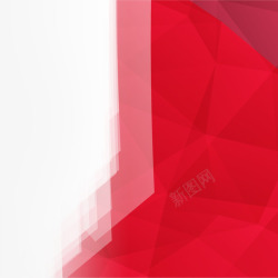 红色时尚水晶方块设计时尚水晶方块矢量图高清图片