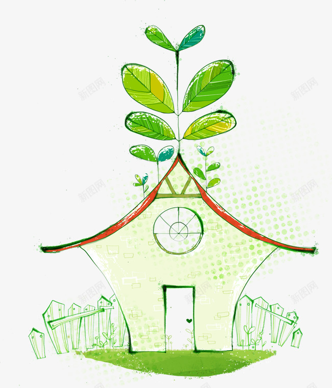 能源环保png免抠素材_88icon https://88icon.com 低碳 保护环境 减排 卡通 叶子 小草 建筑 房子 环保 生态 绿色 绿色能源 能源 能源环保 自然 节能