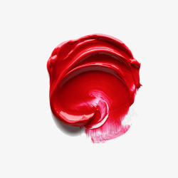 个性颜色口红口红膏状涂抹效果红色颜料高清图片