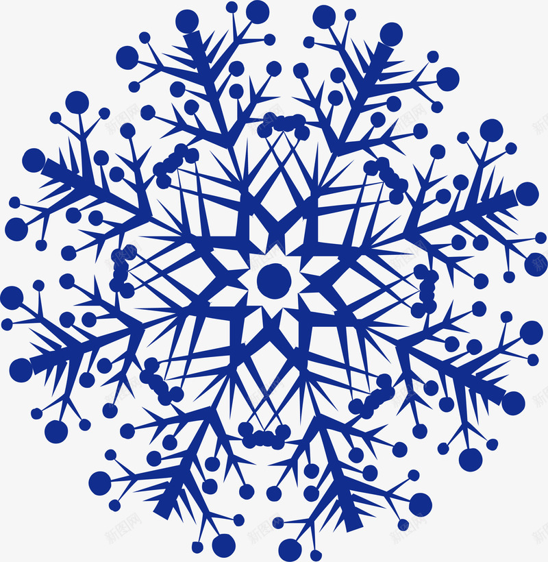 冬天蓝色的雪花花纹矢量图ai免抠素材_88icon https://88icon.com 冬天 冬天雪花 矢量png 蓝色雪花 雪花 雪花花纹 矢量图