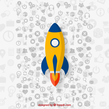 价格表标火箭图标标矢量图图标