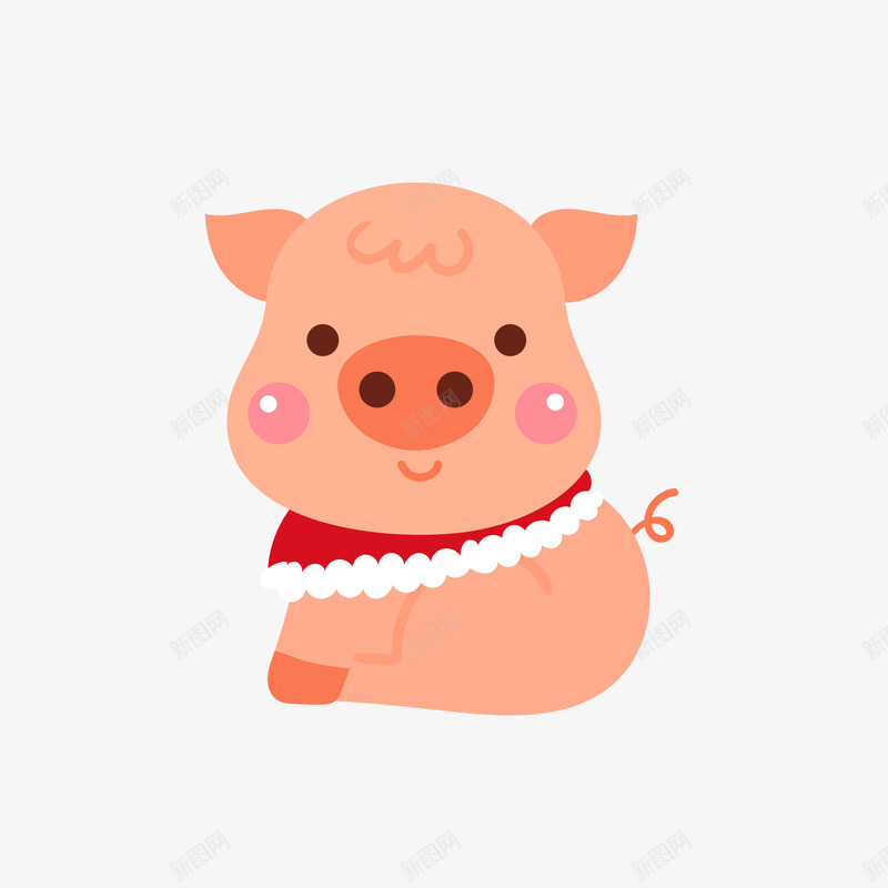 可爱圣诞节新年卡通pig矢量图eps免抠素材_88icon https://88icon.com pig 卡通可爱 卡通矢量 可爱 圣诞节 圣诞节矢量 矢量卡通 矢量可爱 矢量图