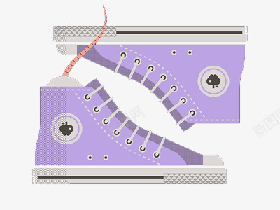 扁平化帆布鞋png免抠素材_88icon https://88icon.com H5页面 创意卡通元素 卡通 帆布鞋 扁平 扁平化 扁平素材 电商卡通 网页设计卡通